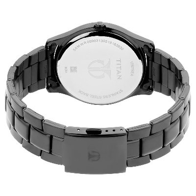 Picture of Black Dial Stainless Steel Strap Watch