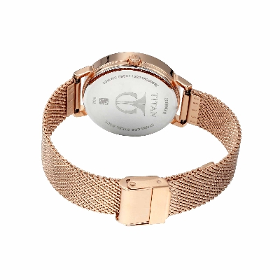 Picture of Titan Sparkle Blue Dial Analog Multi Function Watch for Women