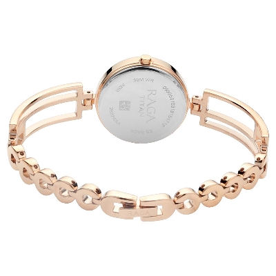 Picture of Raga Viva Rose Gold Dial Metal Strap Watch