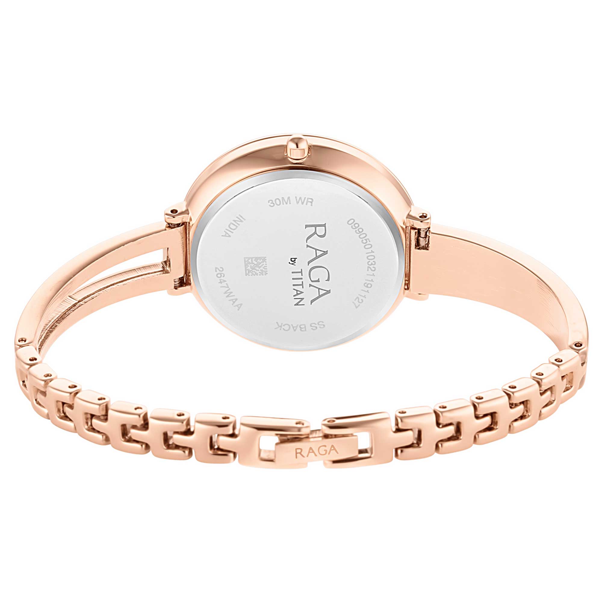 Picture of Raga Viva Rose Gold Dial Metal Strap Watch