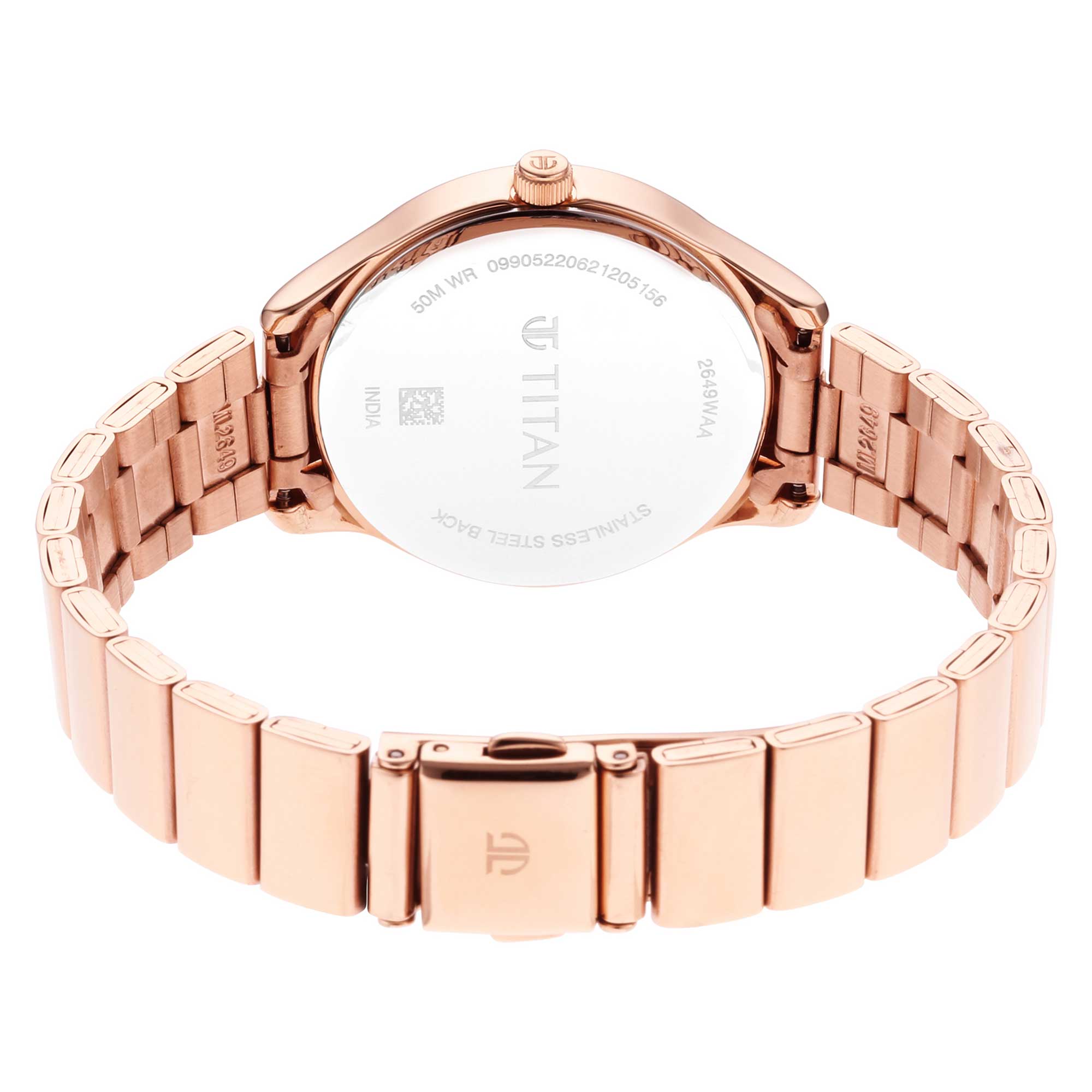 Picture of Workwear Silver Dial Rose Gold Stainless Steel Strap Watch