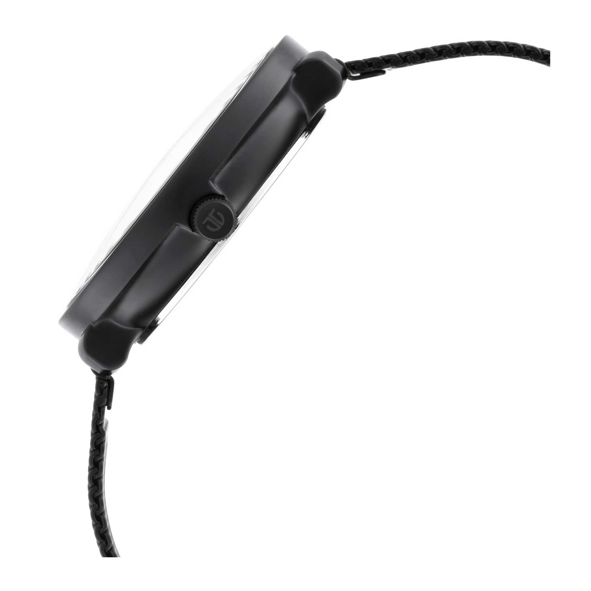 Picture of Workwear Watch with Black Dial & Stainless Steel Strap