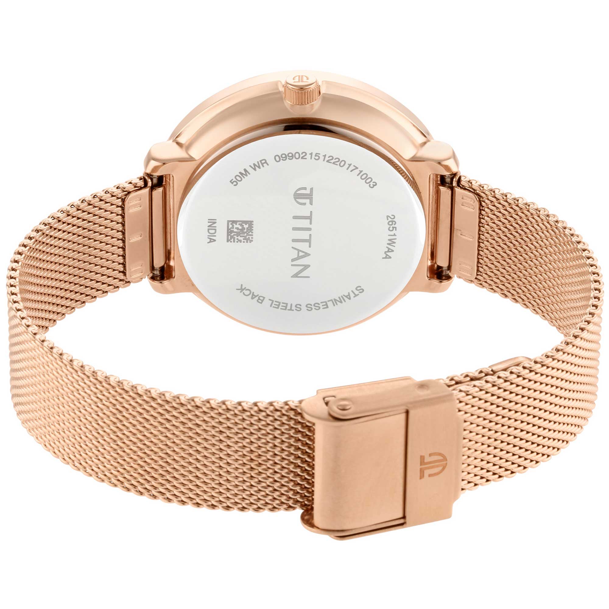 Picture of Workwear Watch with Black Dial & Stainless Steel Strap