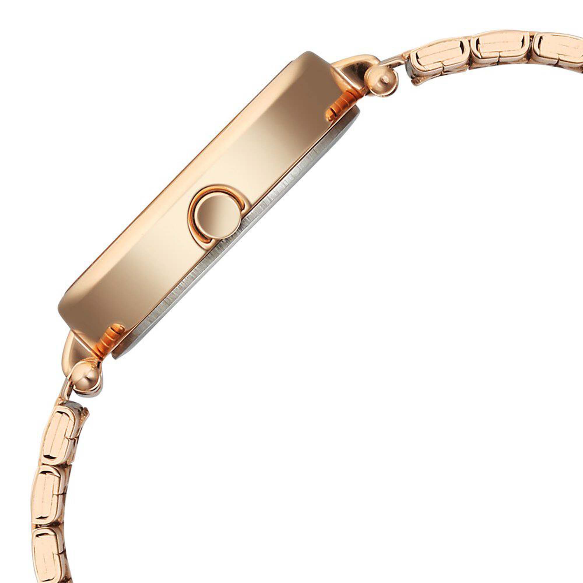 Picture of Titan Karishma Quartz Analog Silver Dial Rose Gold Stainless Steel Strap Watch For Women