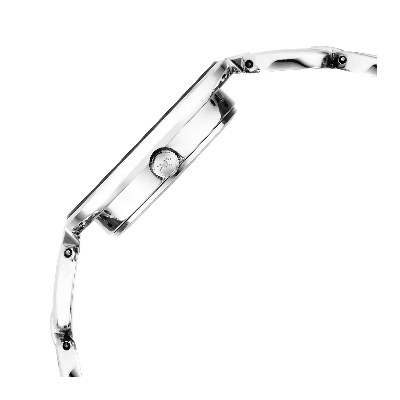 Picture of Glitch Silver Dial Silver Brass Strap Watch