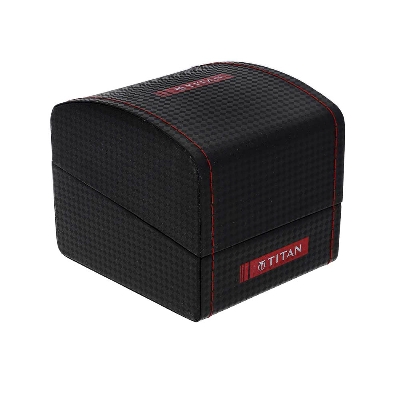 Picture of Champagne Dial Leather Strap Watch