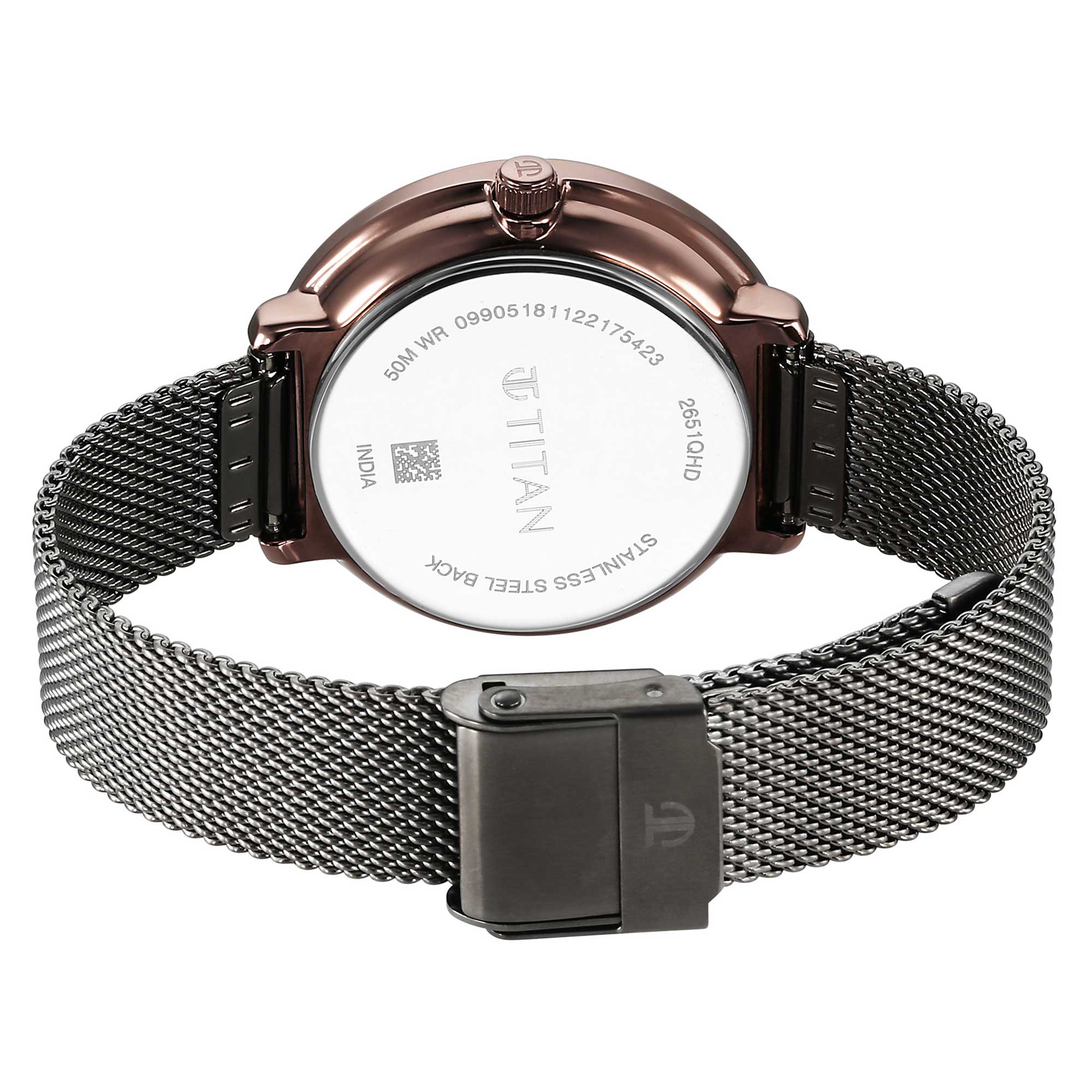 Picture of Noir Anthracite Dial Metal Strap Watch