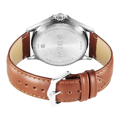 Picture of Titan 1870Sl05 Black Urban Black Dial Analog Leather Strap Watch For Men