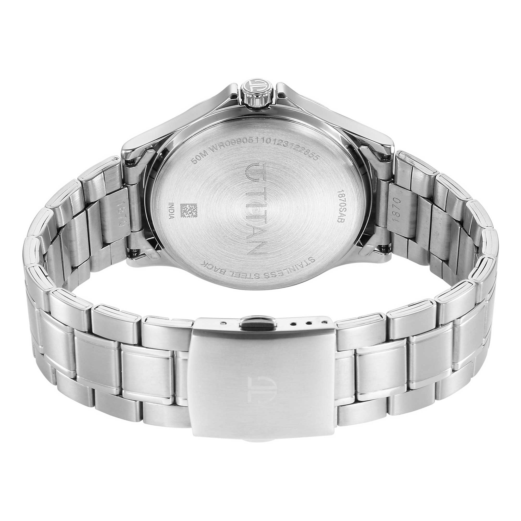 Picture of Titan Urban Biege Dial Analog Metal Strap Watch for Men