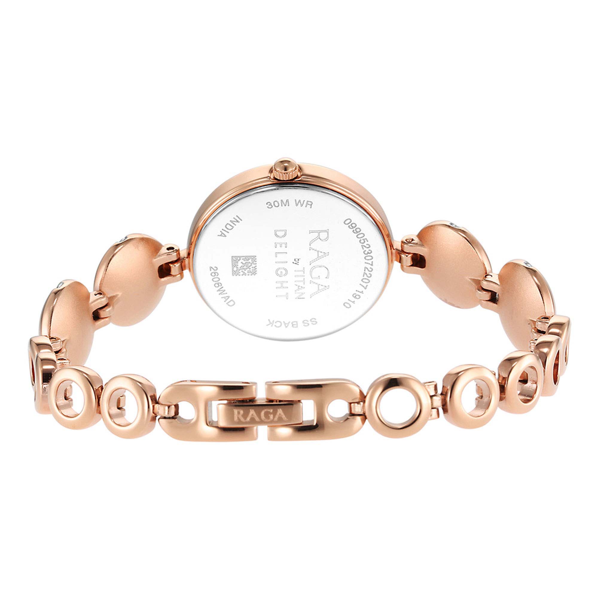 Picture of Raga Delight Silver Dial Metals Strap Watch