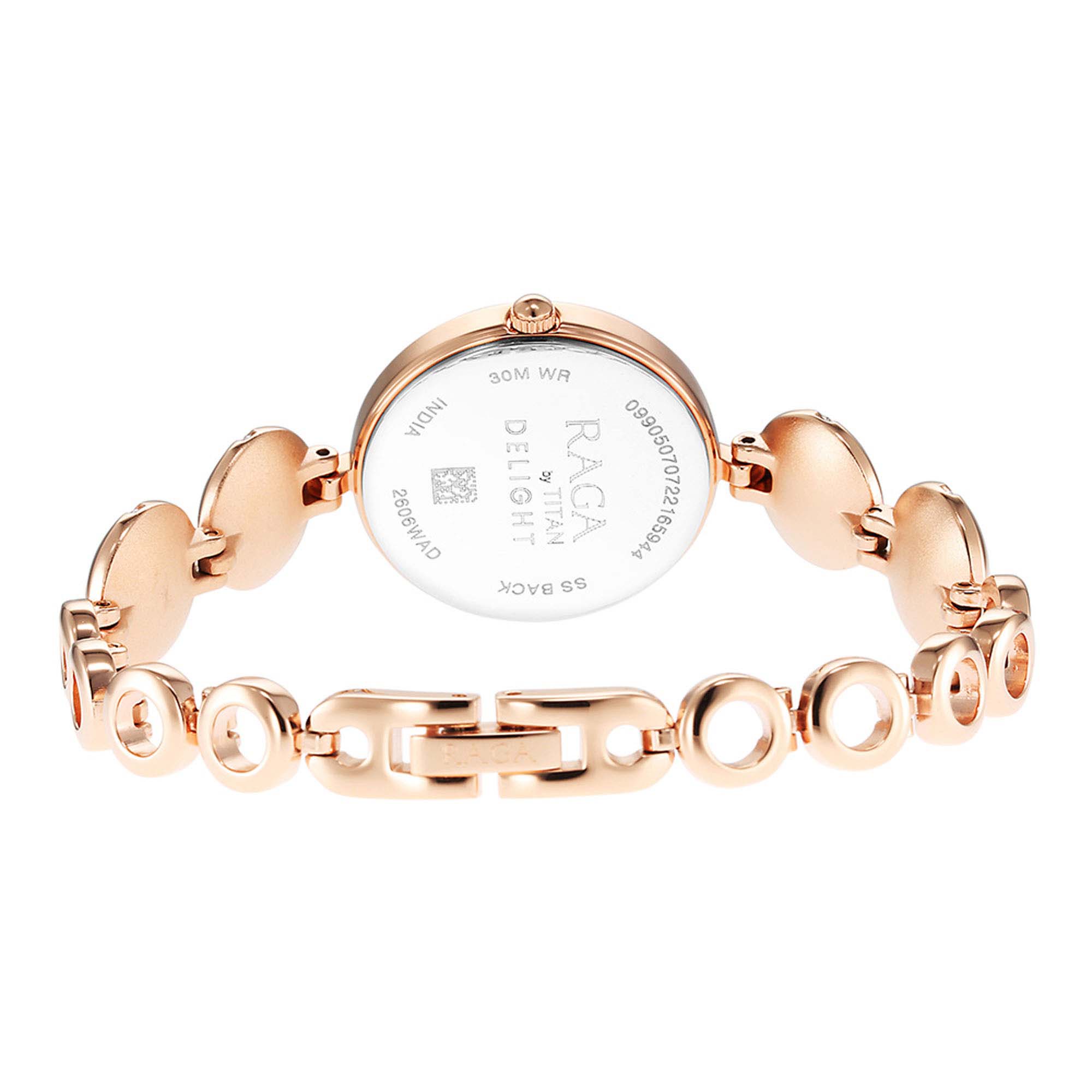 Picture of Raga Delight Silver Dial Metals Strap Watch