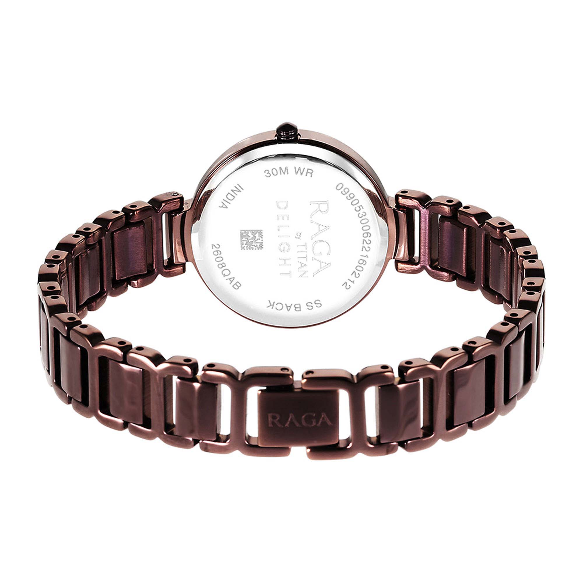 Picture of Raga Delight Brown Dial Metals Strap Watch