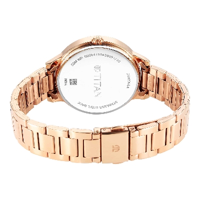 Picture of Titan Quartz Analog Rose Gold Dial Watch for Women