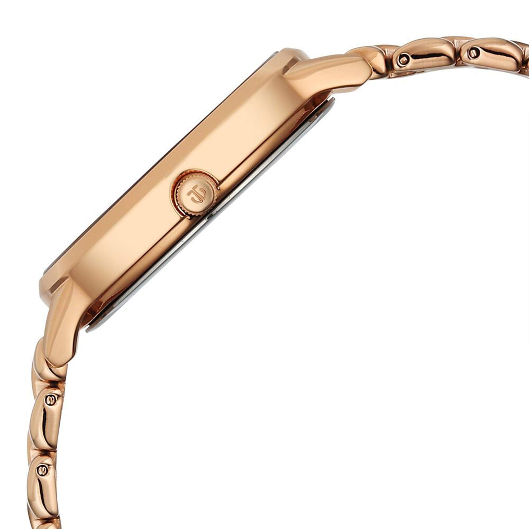 Picture of Titan Neo Quartz Analog Maroon Dial Rose Gold Metal Strap Watch For Women