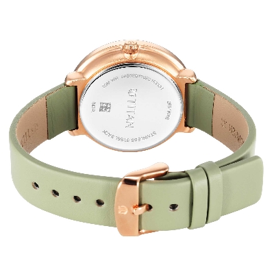 Picture of Neo White Dial Leather Strap Watch for Women