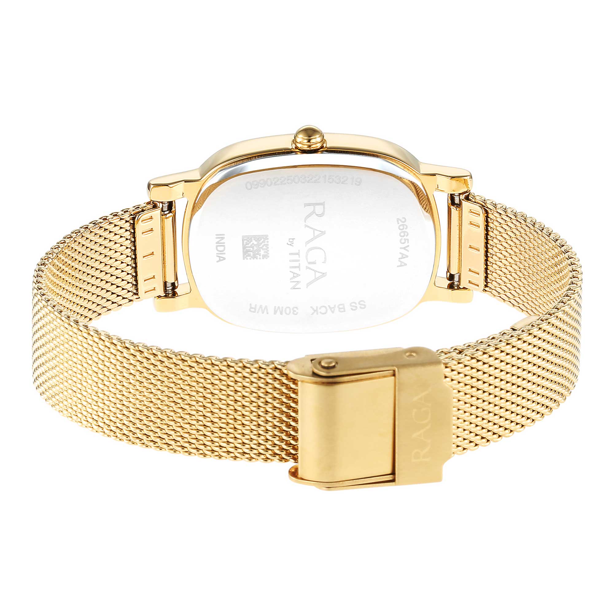 Picture of Raga Viva Champagne Dial Stainless Steel Strap Watch