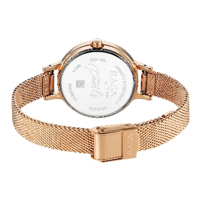 Picture of Titan Raga Power Pearls Quartz Analog Mother Of Pearl Dial Metal Strap Watch for Women