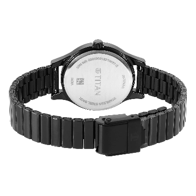 Picture of Ladies Karishma Black Dial Metal Strap Watch