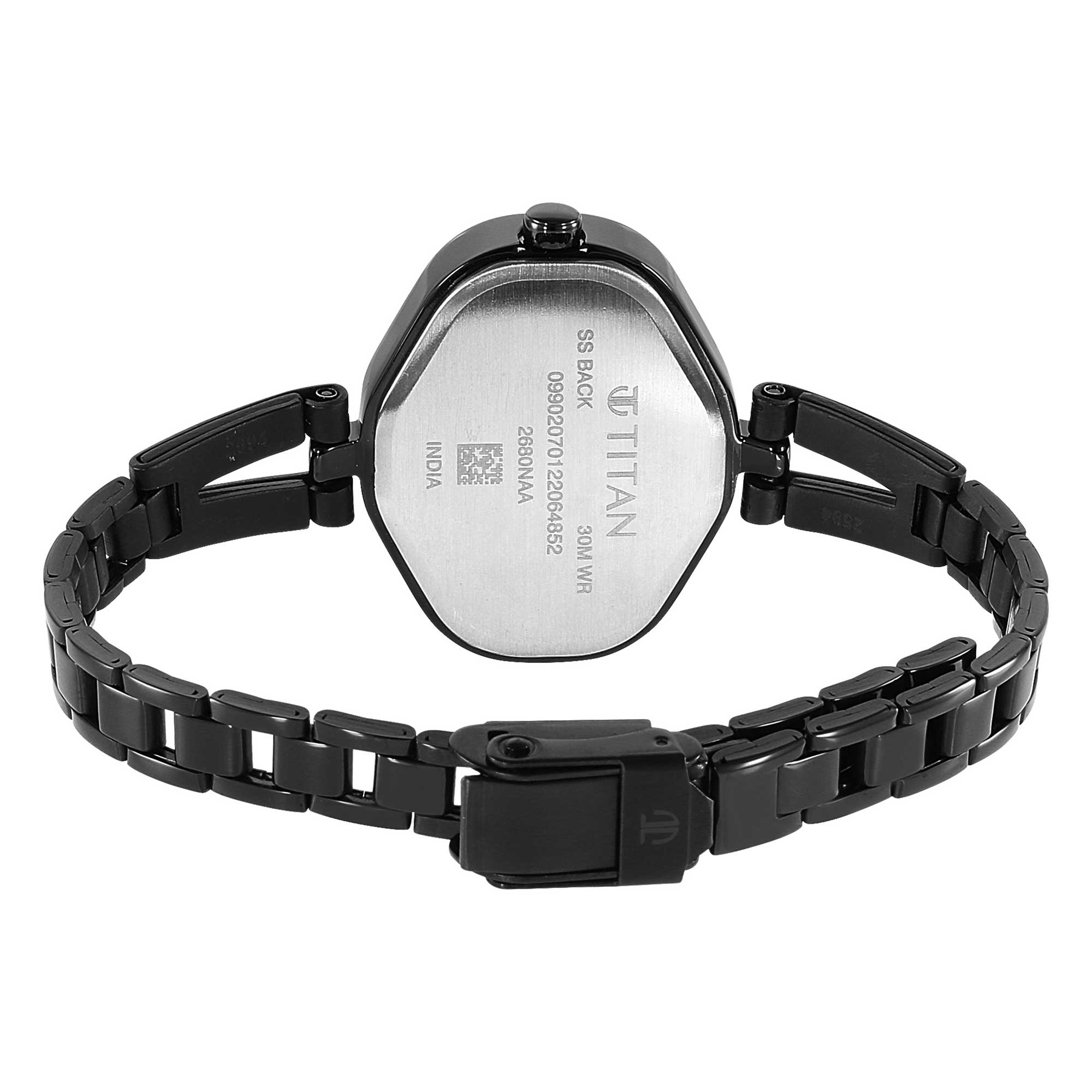 Picture of Ladies Karishma Black Dial Metal Strap Watch