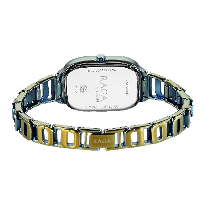 Picture of Titan Raga Chic Quartz Analog Green Dial Green Metal Strap Watch for Women