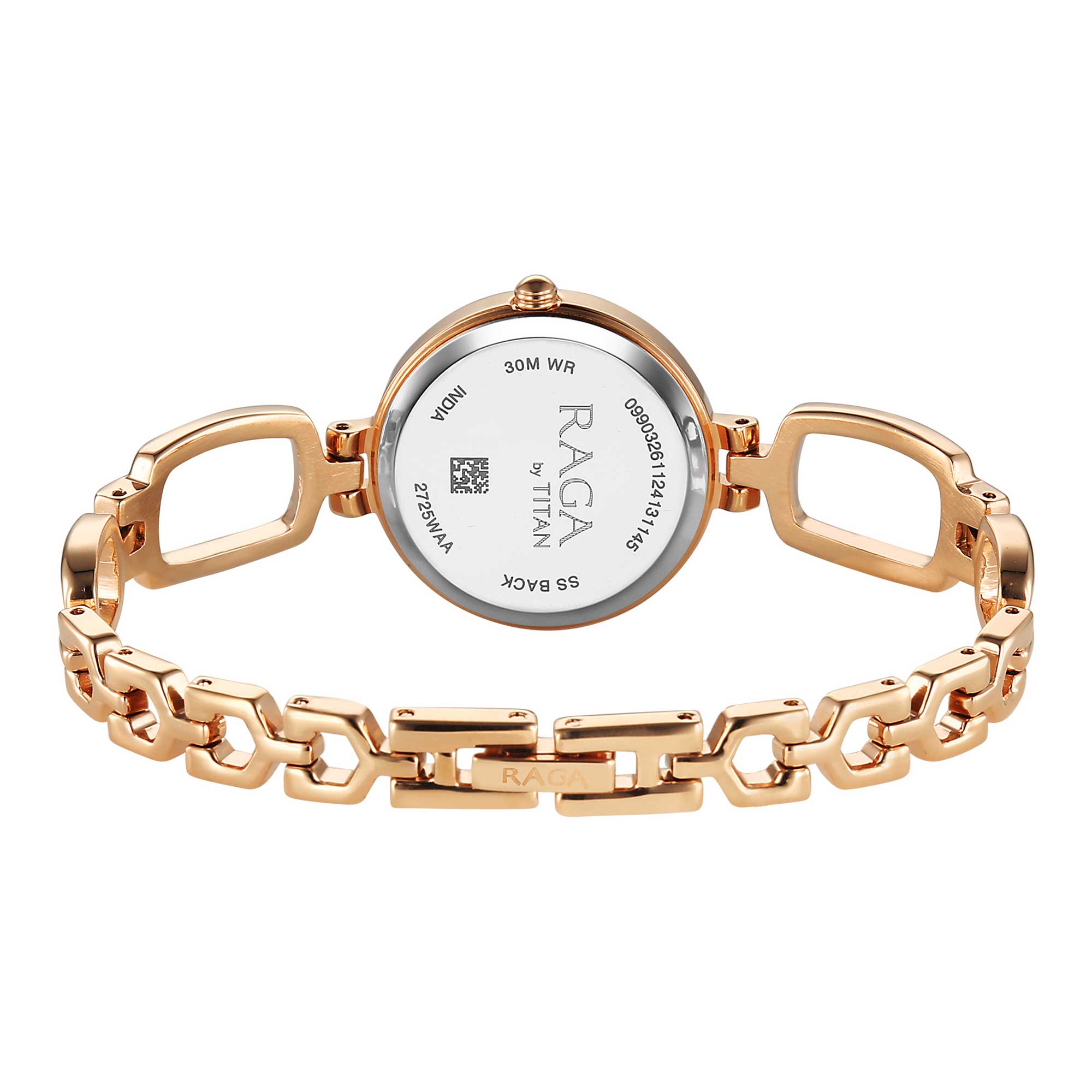 Picture of Titan Raga Quartz Analog Rose Gold Round Dial Rose Gold Metal Strap Watch For Women 