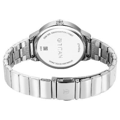 Picture of Titan Neo Multifunction Pink Dial Silver Color Stainless Steel Strap Watch For Women