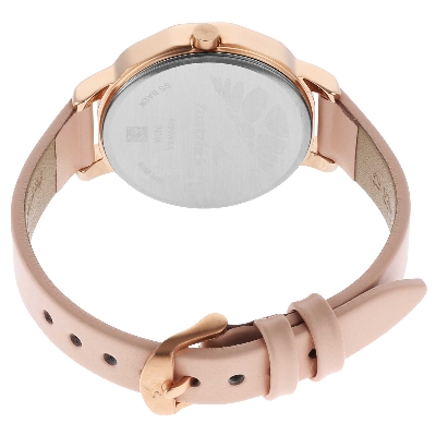 Picture of Uptown Retreat Rose Gold Dial Analog Beige Leather Strap Watch