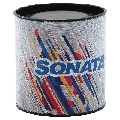 Picture of Sonata Women of Steel Black Dial Stainless Steel Strap Watch for Women