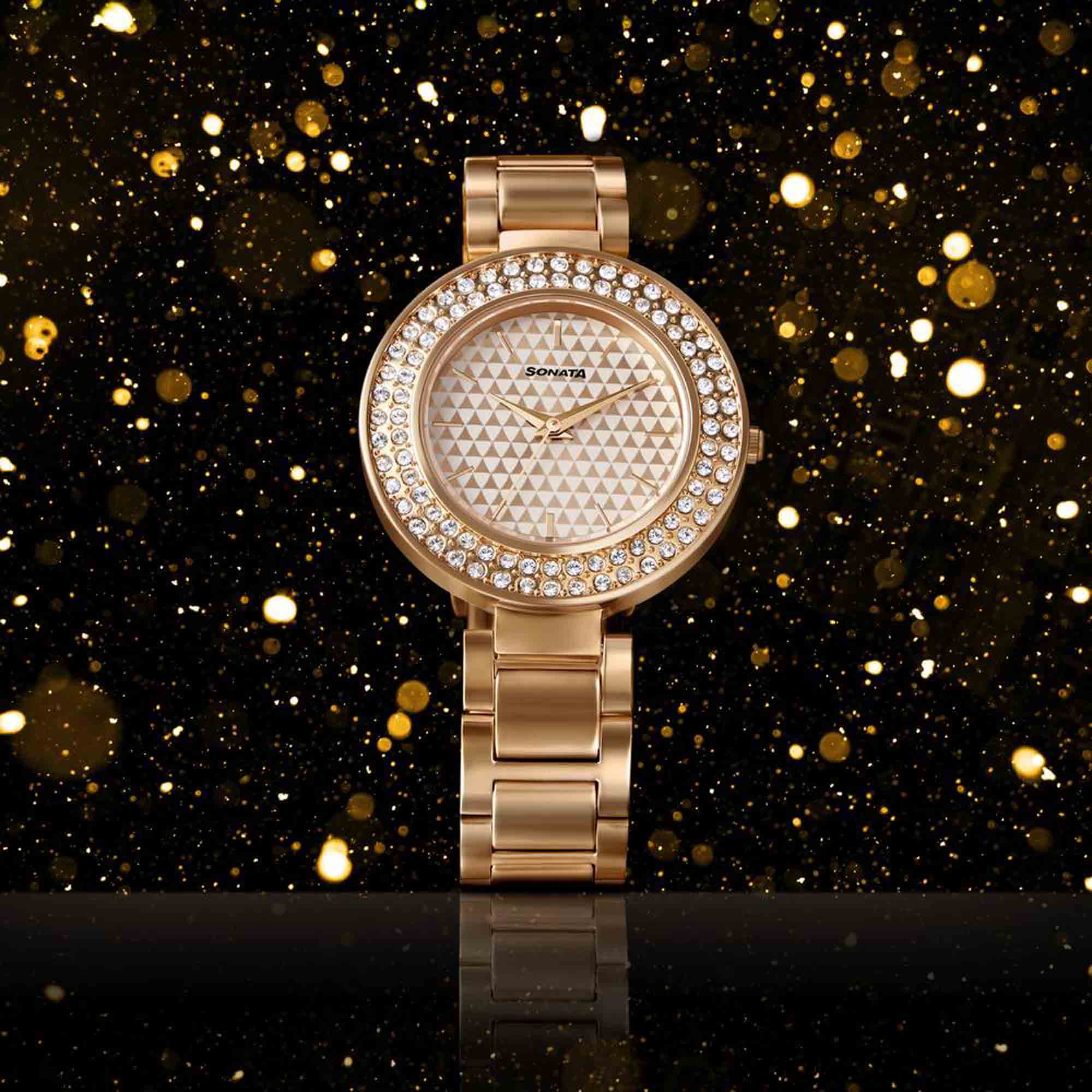 Picture of Blush It Up with Rose Gold Dial Stainless Steel Watch