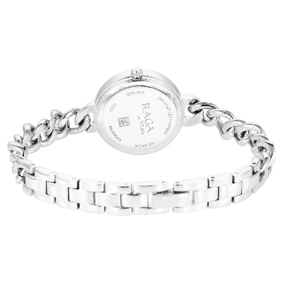 Picture of Titan Raga Showstopper Quartz Analog Silver Dial Metal Strap Watch for Women