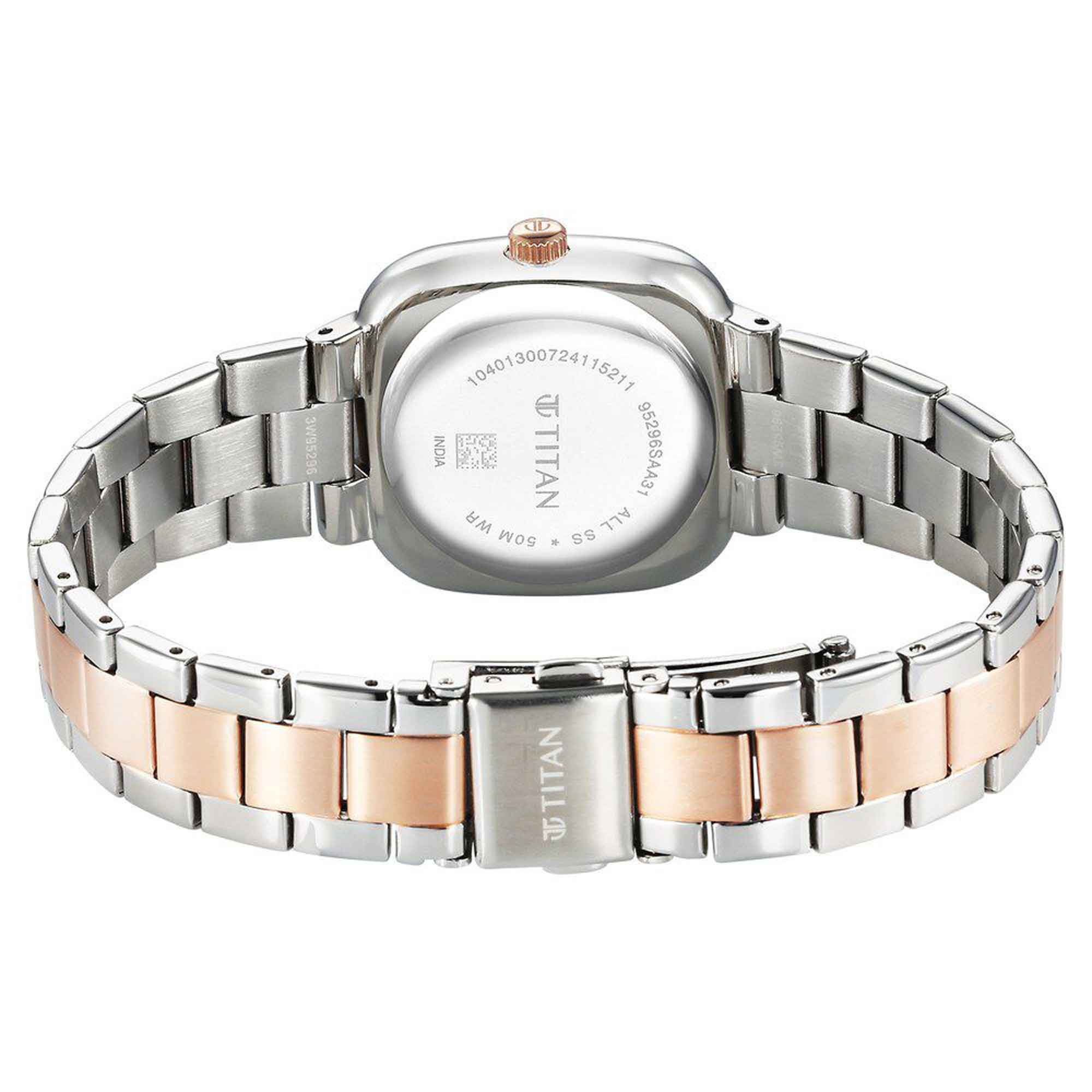 Picture of Titan Horizon Quartz Analog Silver Dial Stainless Steel Strap Watch For Women