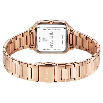 Picture of Titan Horizon Quartz Analog White Dial Stainless Steel Strap Watch For Women