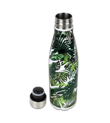 Buy SS Cola Water Bottle 450 ML(Green Leaf Print) at Best Price in Bangladesh	