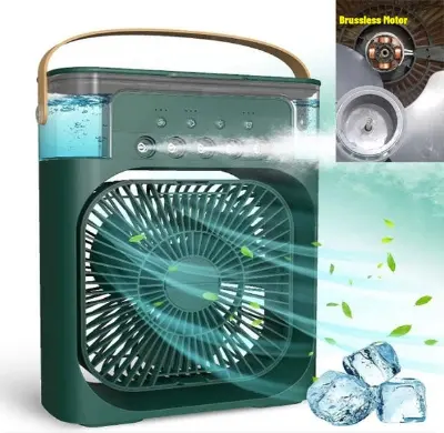 Picture of Rechargeable Air Cooler with Easy-to-Clean Tank | MNK SHOP (Green)