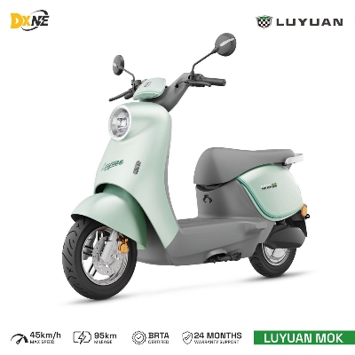Picture of LUYUAN MOK Electric Bike - 95km Mileage | 45km/h Speed | BRTA Approved | 24 Months Warranty (GREEN)