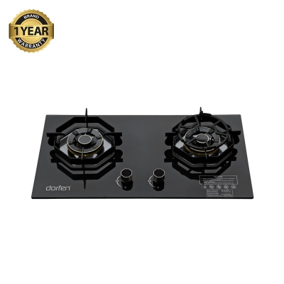 Picture of DORFEN Glass Gas Stove with 3-Burners - 30x18
