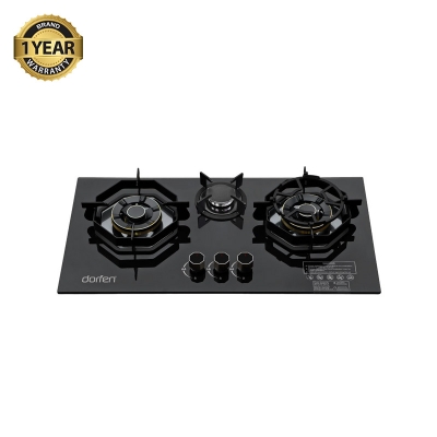 Picture of DORFEN Glass Gas Stove with 2-Burners - 30x18
