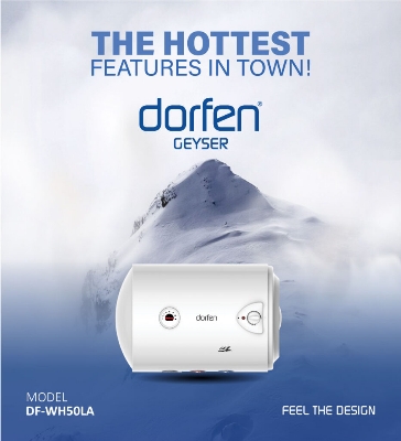 Picture of DORFEN Storage Electric Water Heater 50 Liters - 16.5x25