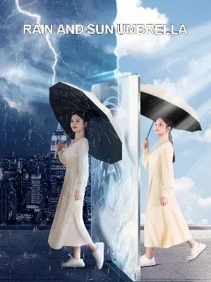 Picture of BMW Water Resistant Umbrella 12 Ribs | MNK SHOP (Black)