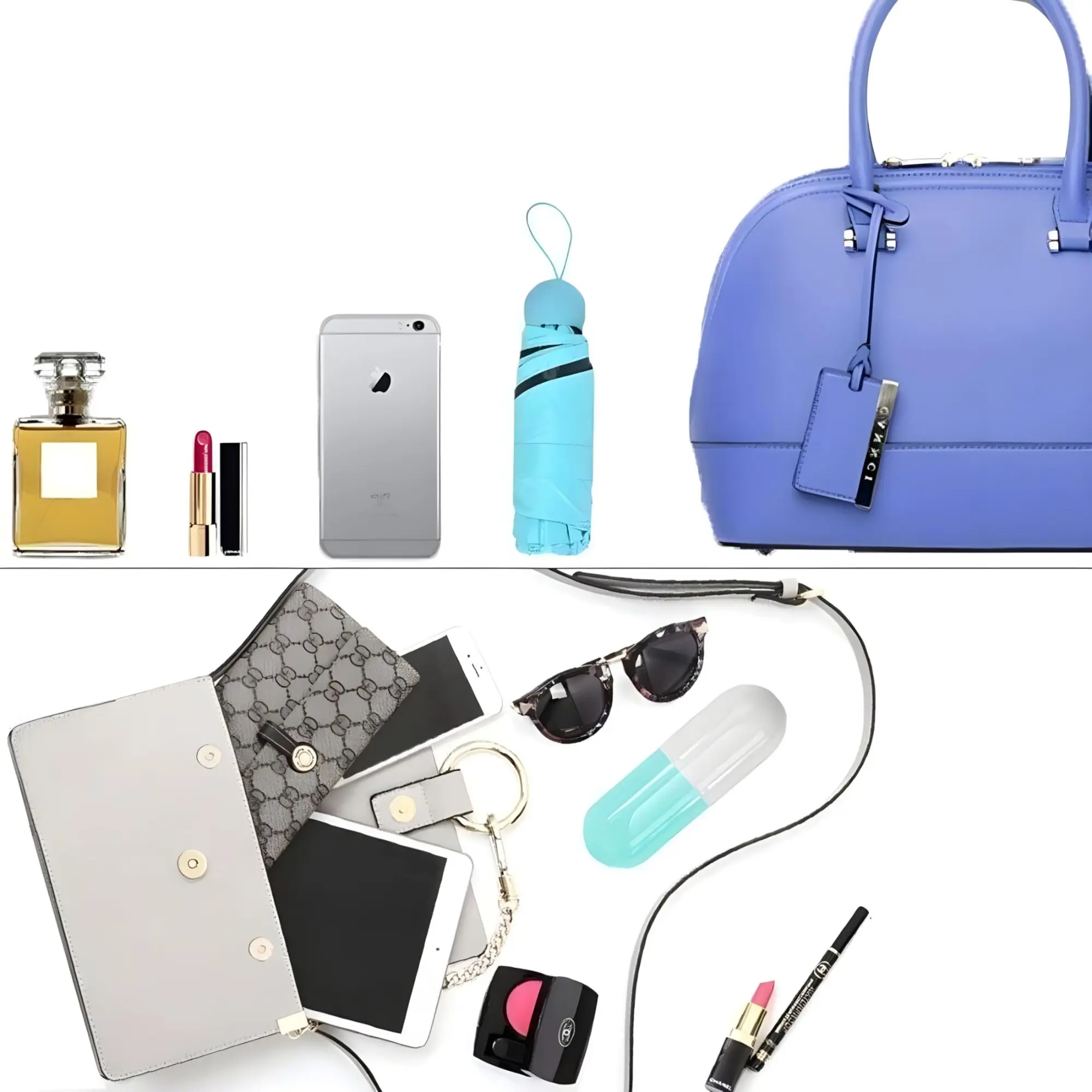 Picture of Capsule Umbrella – Travel-Friendly Design | MNK SHOP (Maroon)