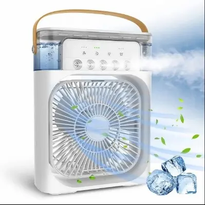 Picture of Stylish Tabletop Rechargeable Air Cooler with Mist | MNK SHOP (Black)