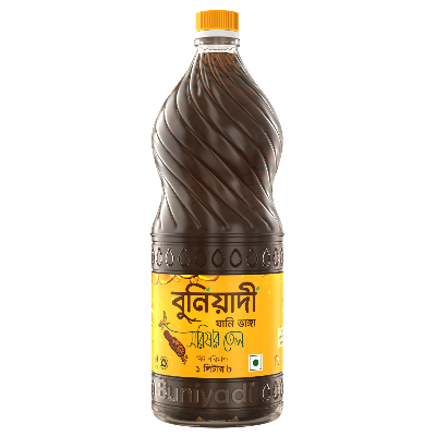 Picture of Buniyadi Mustard Oil Ghani Bhanga 1 Liter