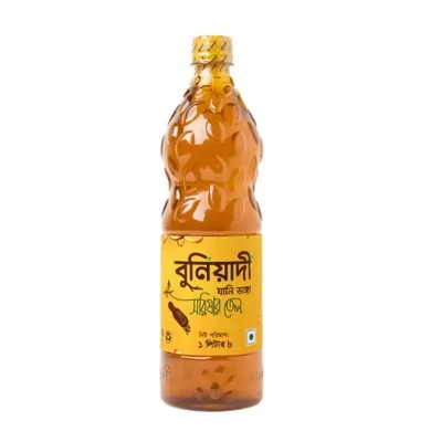 Picture of Buniyadi Mustard Oil Ghani Bhanga 1 Liter
