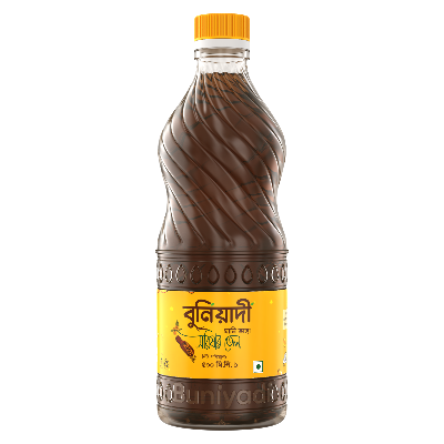 Picture of Buniyadi Mustard Oil Ghani Bhanga 500ml