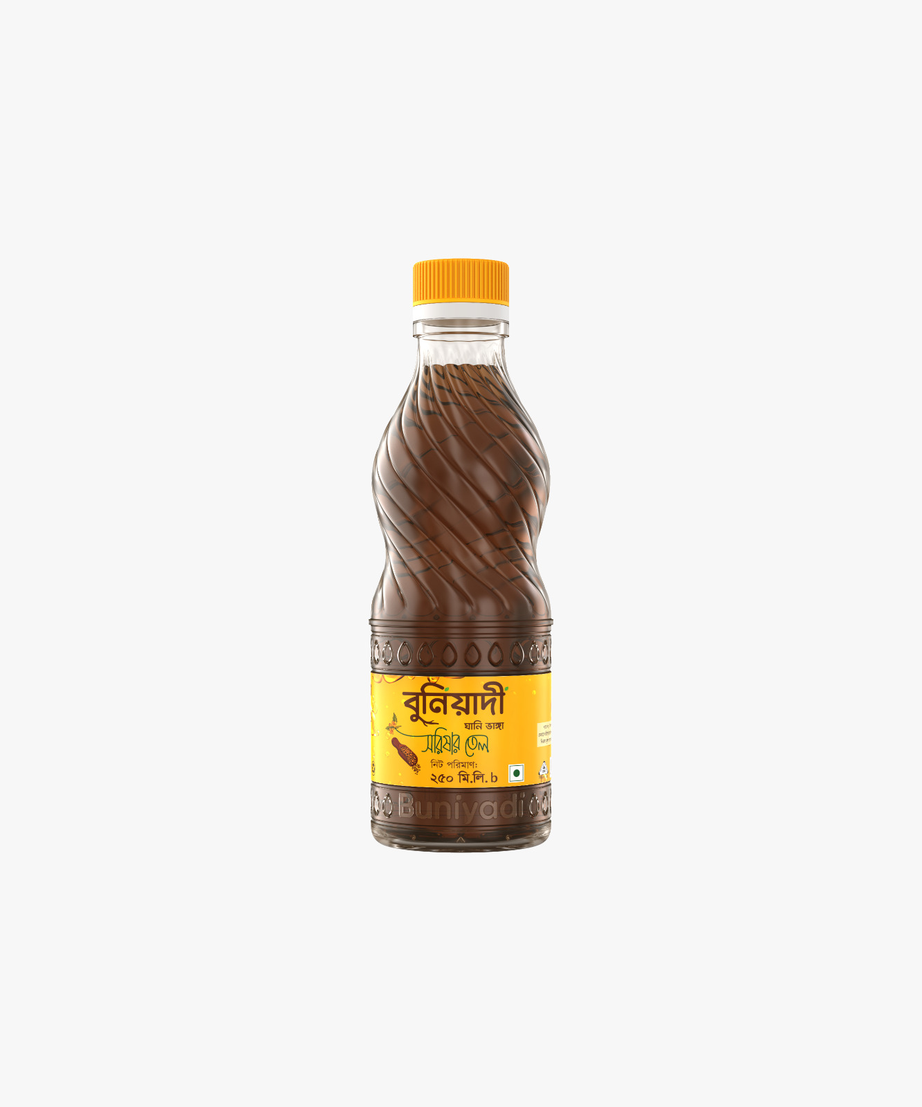 Picture of Buniyadi Mustard Oil Ghani Bhanga 250ml
