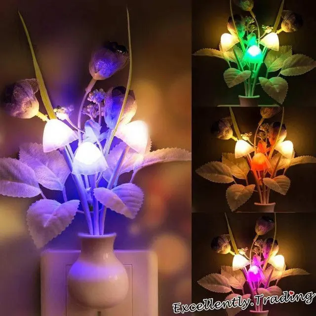Picture of মাশরুম ফুল ল্যাম্প সফট গ্লো সহ | MNK SHOP (Multicolor)