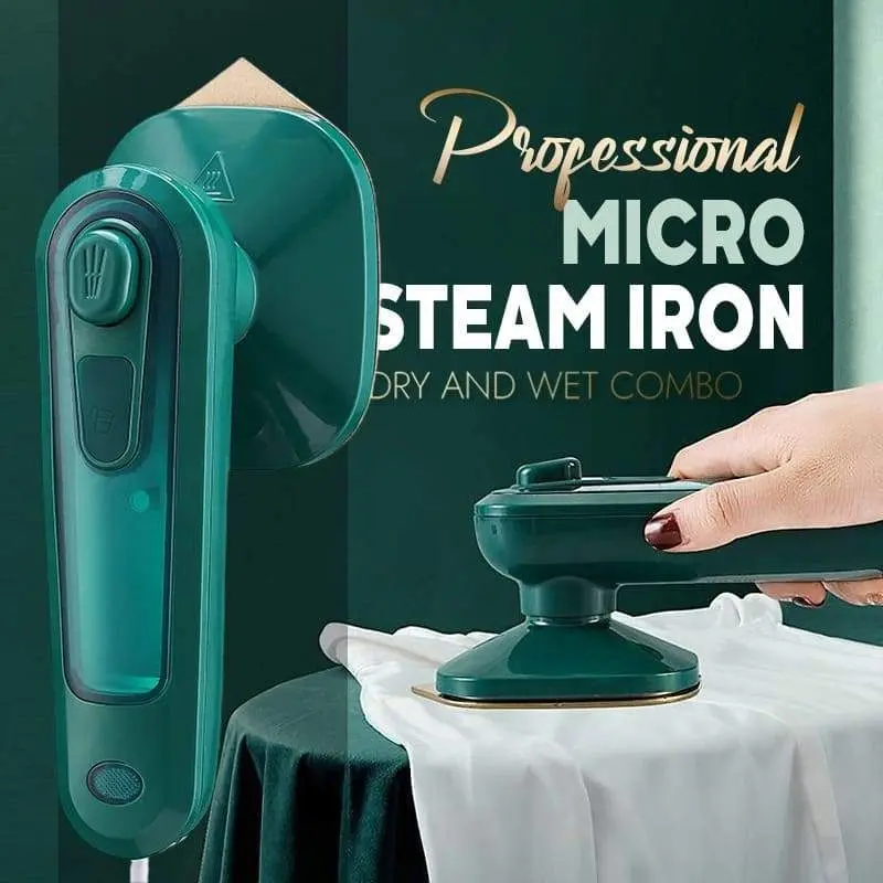 Picture of RAISA Micro Steam Iron with Fast Heating | MNK SHOP (Green)