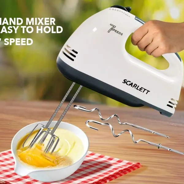 Picture of SCARLETT HE-133 – Quick Blend Hand Mixer | MNK SHOP (White)