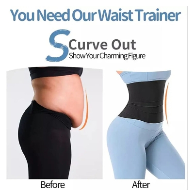 Picture of Male Female Double Part Slimming Belt Fat Burn Belt Weight Loss Belt