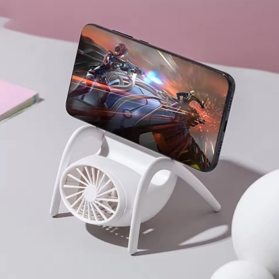 Picture of New Hot selling Portable Hand Held Fan USB Charging Originality Chair Shape Desktop Fan Can Be Used As Mobile Phone Stand Fan Summer